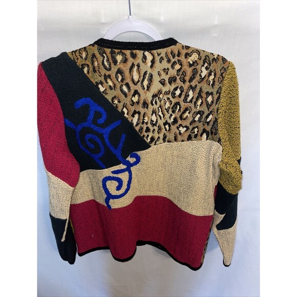 Alex Kim Artistic Shacket Women's Size Medium Multicolor Long Sleeve Button Up - Picture 8 of 12